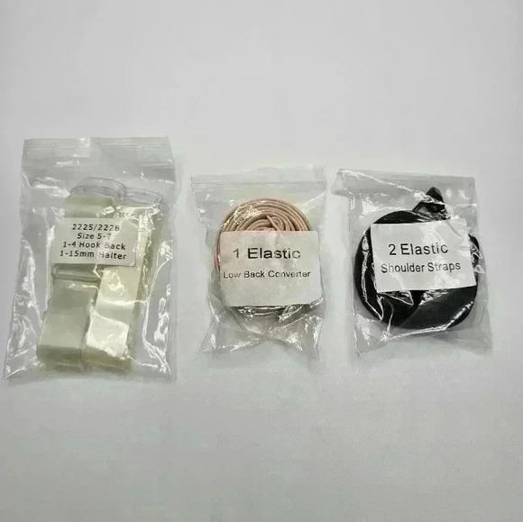 Coconut Grove Intimates Set of Two Wing Bras - Nude and Black, Size 5 - Picture 4 of 4